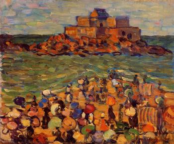 Maurice Brazil Prendergast : Chateaubriand's Tomb, St Malo
